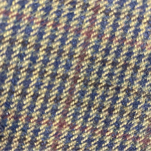 Lauren Ralph Lauren Blazer 40R Brown 100% Wool 2 Button Sports Coat Houndstooth - Picture 3 of 11